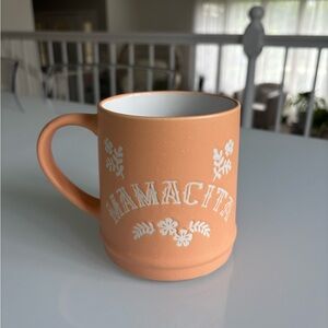 Orange 'Mamacita' Ceramic Mug
